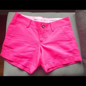 NWT Callahan 5” shorts, hot pink, size 0